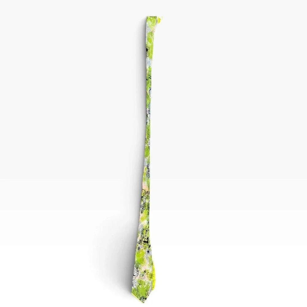 Unbranded necktie showcases